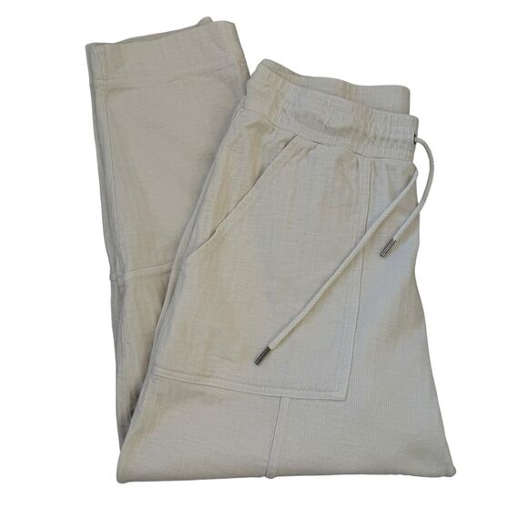 Apiece Apart Surf Jogger Womens Size M Pants Crop Organic Cotton Barrel Leg - Picture 12 of 12